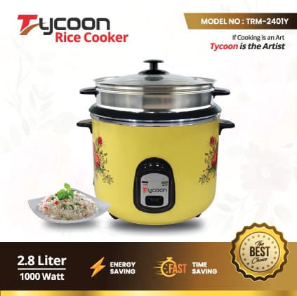 Tycoon Rice Cooker 2.8L Yellow