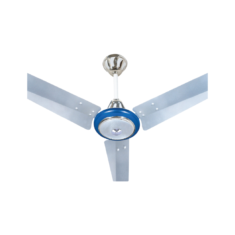 Tycoon Ceiling Fan 56" Marquise Blue Silver